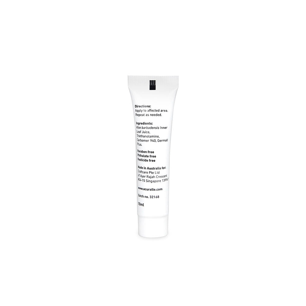 Acuralle Organic Pure Aloe Vera Gel 10 ml (Paraben Free and Phthalate Free)