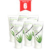 Bundle of 6 Acuralle Organic Pure Aloe Vera Gel 100 ml (Paraben Free and Phthalate Free)